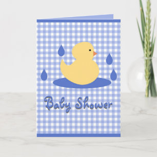 Ducky-inbjudan för babyskor inbjudan