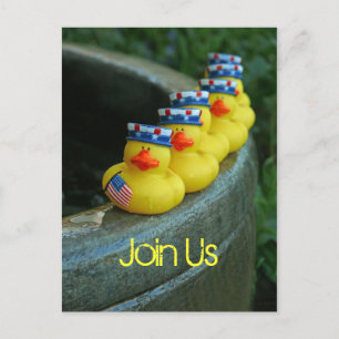Ducky Independence day Vykort