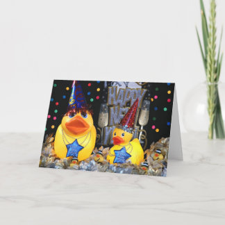 Ducky nytt år 2 helgkort