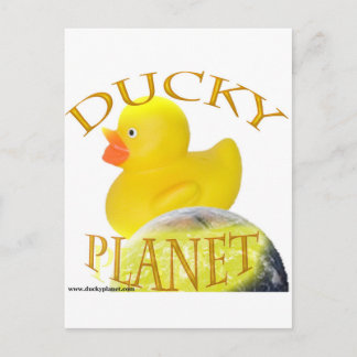 Ducky Planet Logotyp Vykort