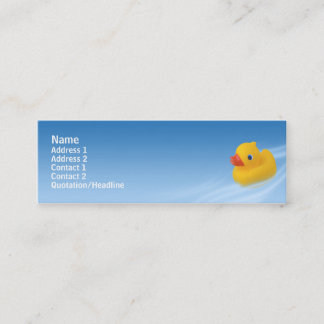 Ducky - smala mini visitkort