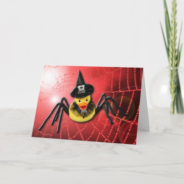 Ducky Spiderwomen! Kort (Framsida)