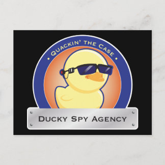 Ducky Spy Agency Postcards Vykort