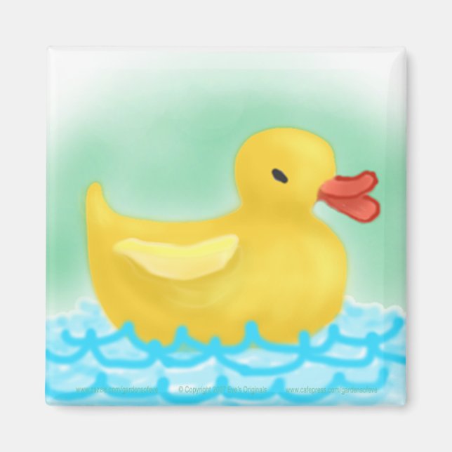 DUCKY Sq Magnet (Framsidan)