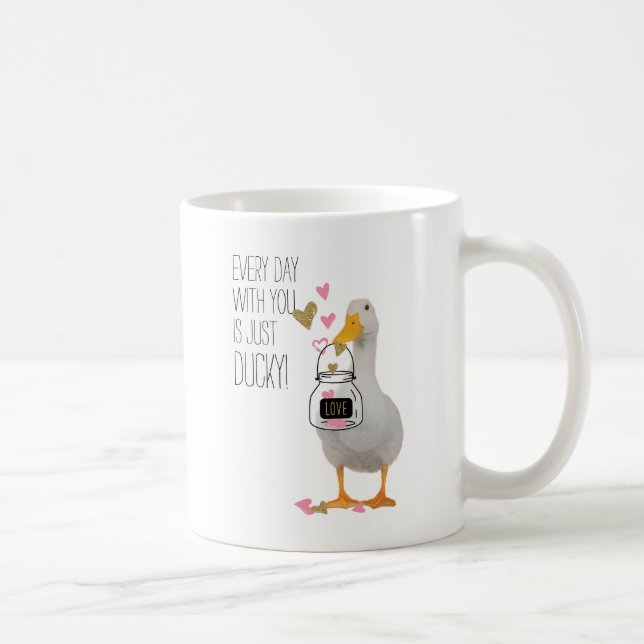 Ducky Valentine Kaffemugg (Höger)