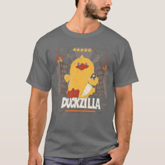 Duckzilla Funny Anka Attack av Tobe Fonseca T Shirt