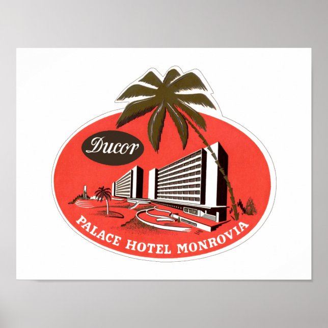Ducor Palace Hotel Monrovia Poster (Framsidan)