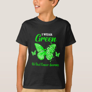 Duct Cancer Medvetenhet Jag Har Grön Fjäril T Shirt