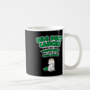 Duct Cancer Överlevare - Gallgångscancer Medvetenh Kaffemugg
