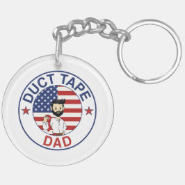 Duct Tape Dad - Acrylic Keychain