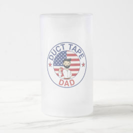 Duct Tape Dad - Beer Frosted Mug  Frostat Ölglas