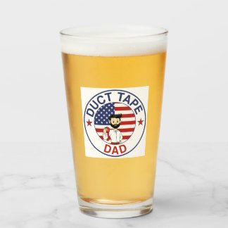 Duct Tape Dad - Beer Glass Glaskopp