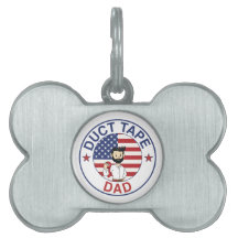 Duct Tape Dad - Pet Tag