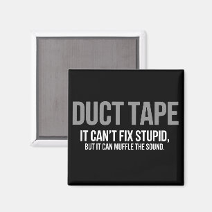 Duct Tape Dämpa Ljudet Vuxen Humor Sarcastic  Magnet