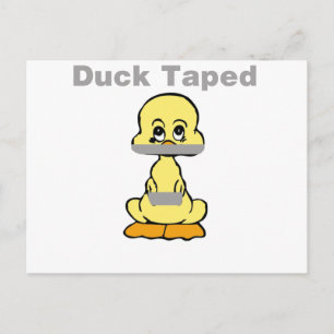 Duct Tape Humor Gul Anka Tejpad Vykort