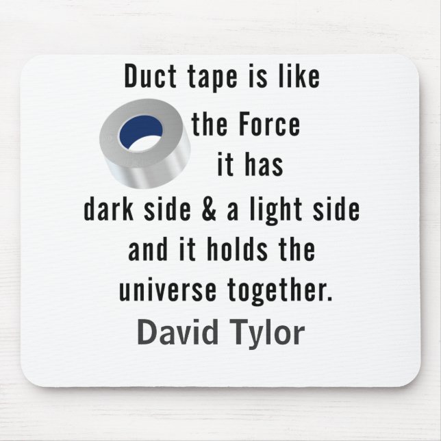 Duct Tape, Ingeniörshumor Musmatta (Framsidan)
