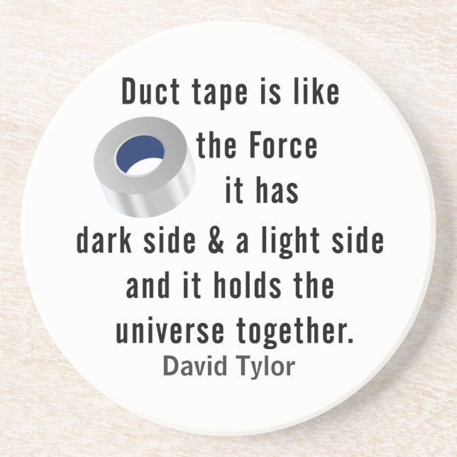 Duct Tape, Ingenjörs humor Underlägg Sandsten (Framsidan)