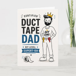 Duct Tape Pappa - Farsdags kort (version 7)