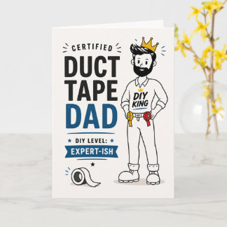 Duct Tape Pappa - Farsdags kort (version 7)