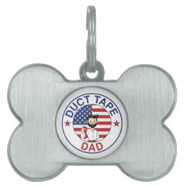 Duct Tape Pappa - Husdjursmärke ID-bricka Husdjur