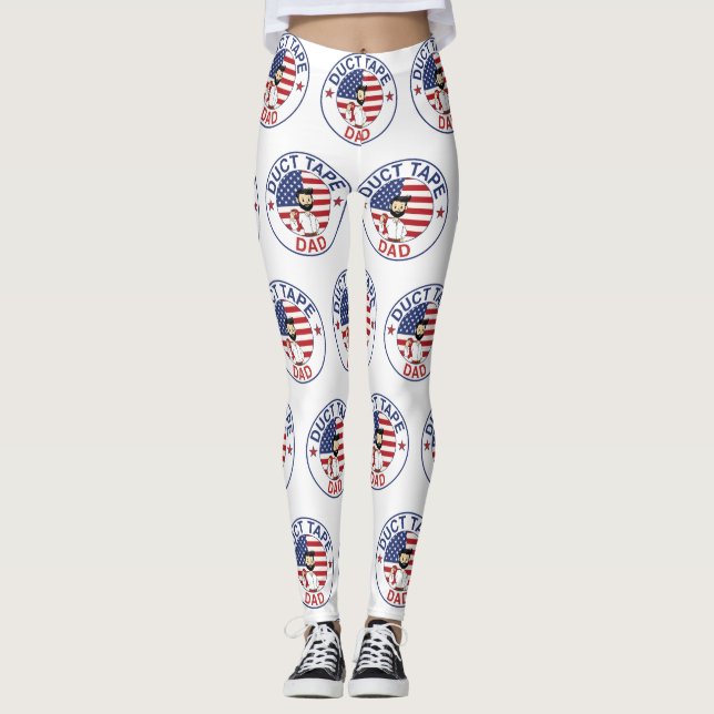 Duct Tape Pappa - Yogabyrxor Leggings (Framsida)