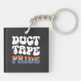 Duct Tape Pride - Nyckelring