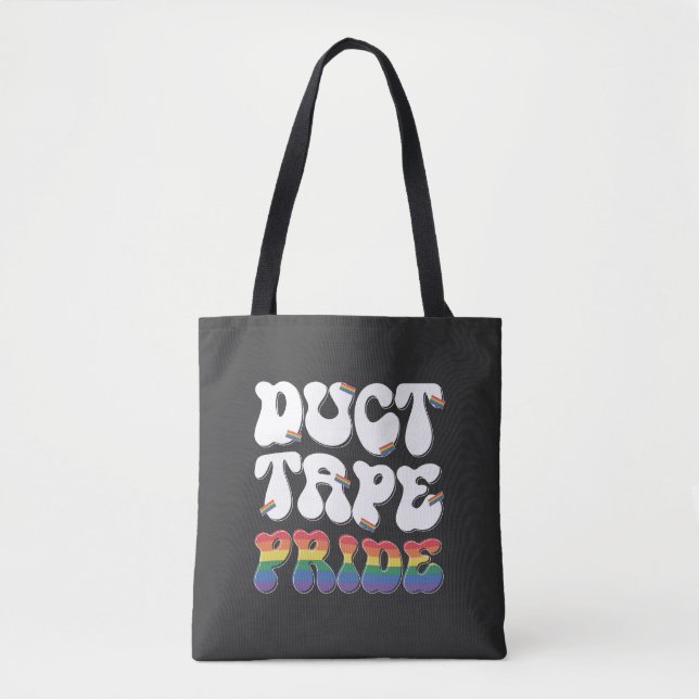 Duct Tape Pride - Tote Bag Tygkasse (Framsida)