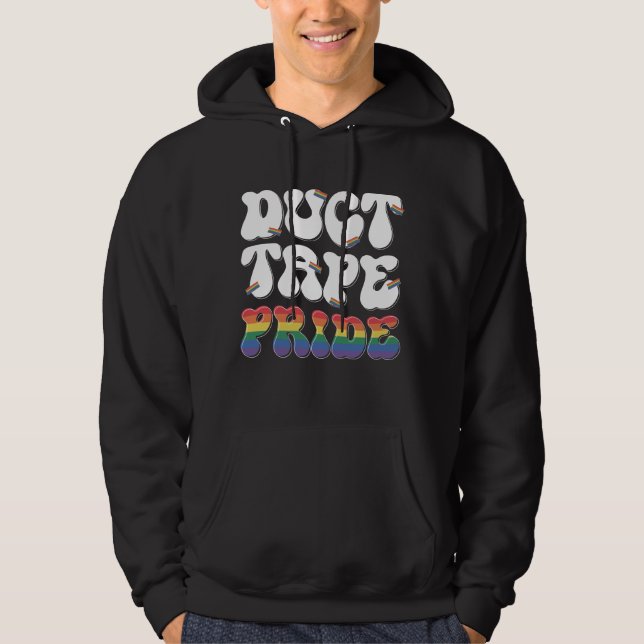 Duct Tape Pride - Tröja Hoodie (Framsida)