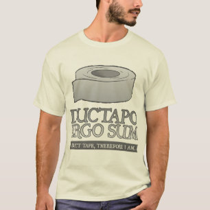 Ductapo Ergo summa.  Jag duct tejpar, därför mig Tee Shirt