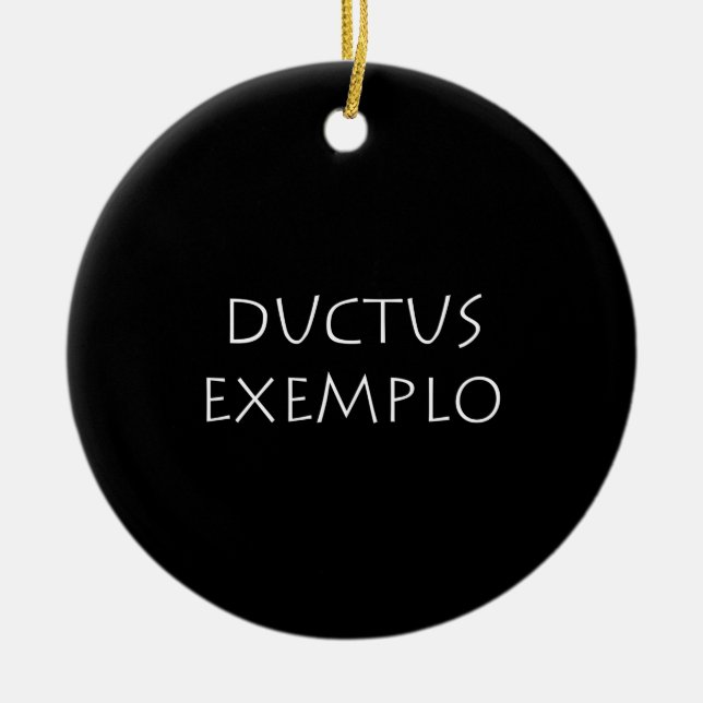 Ductus exemplo julgransprydnad keramik (Framsidan)