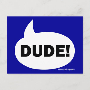 DUDE 1b Vykort