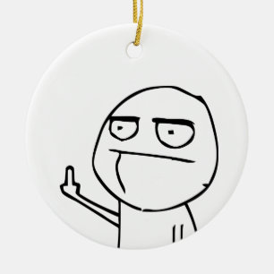 Dude för F U Julgransprydnad Keramik