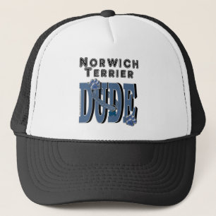 DUDE för Norwich Terrier Truckerkeps