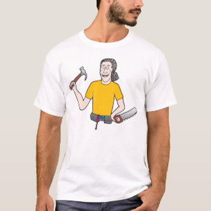 Dude med en bulta t shirt