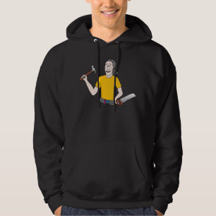 Dude med en bultaHoodie Munkjacka