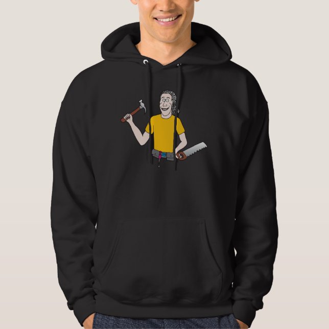 Dude med en bultaHoodie Munkjacka (Framsida)