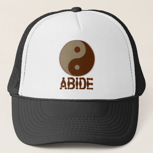 Dudeism Abides. Truckerkeps (Framsida)