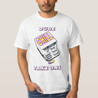Duden tar en kylig pill t shirt
