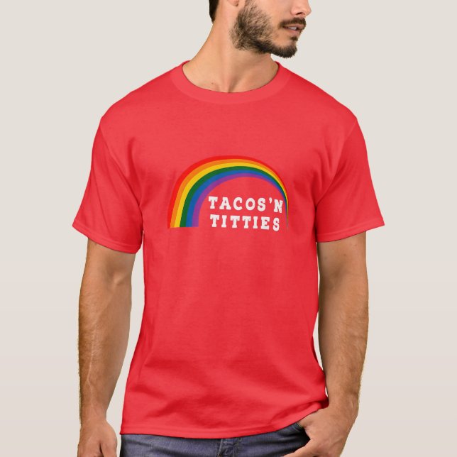 Dudes bara smakar bättre på citat t shirt (Framsida)