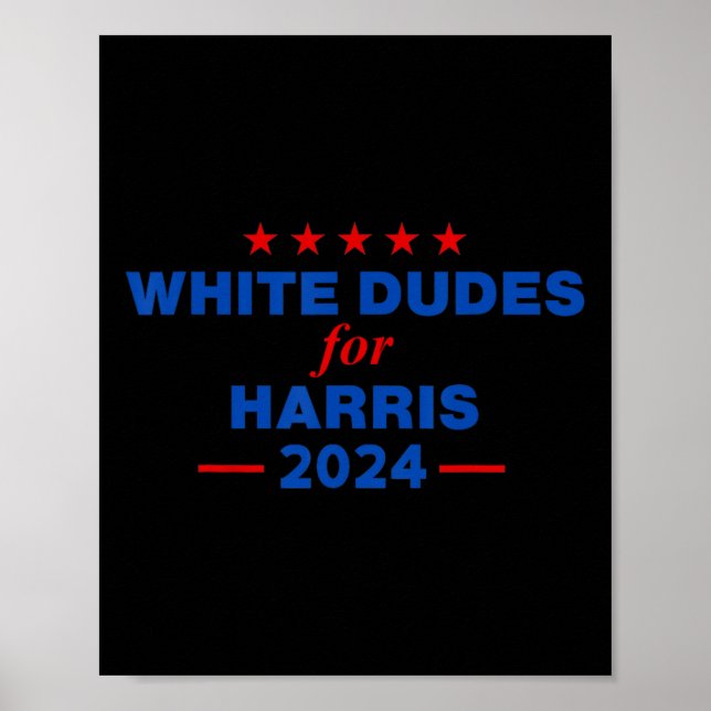 Dudes for Harris 2024 Karens for Kamala Poster (Framsidan)