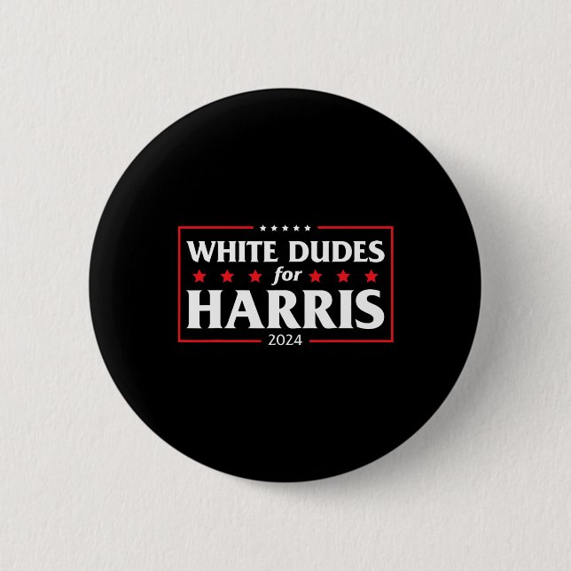 Dudes For Harris-kamala 2024 Knapp (Framsida)