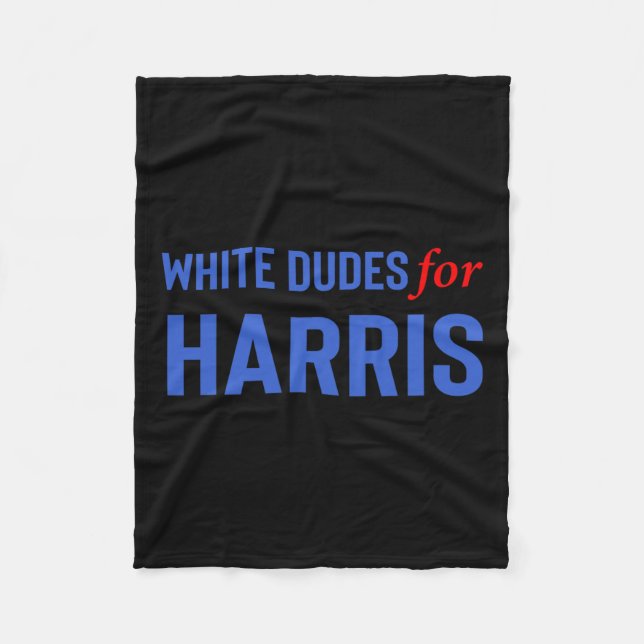 Dudes For Kamala Harris 10 Fleecefilt (Framsidan)