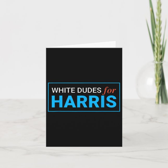 Dudes For Kamala Harris 12 Kort (Framsida)