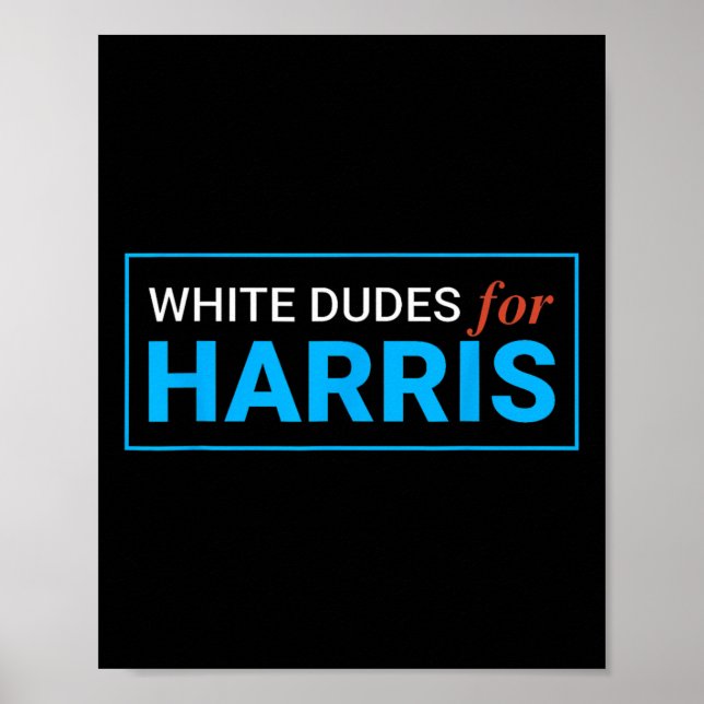 Dudes For Kamala Harris 12 Poster (Framsidan)