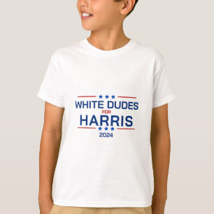 Dudes for Kamala Harris 2024 Retro Button Val T Shirt
