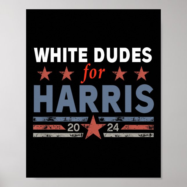 Dudes for Kamala Harris 5 Poster (Framsidan)