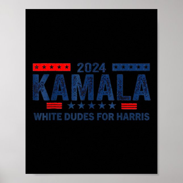 Dudes for Kamala Harris 6 Poster (Framsidan)