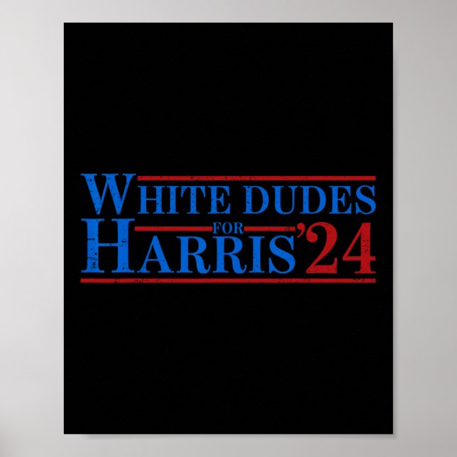 Dudes for Kamala Harris 7 Poster (Framsidan)