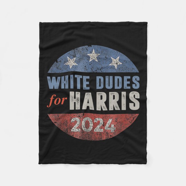 Dudes For Kamala Harris 9 Fleecefilt (Framsidan)