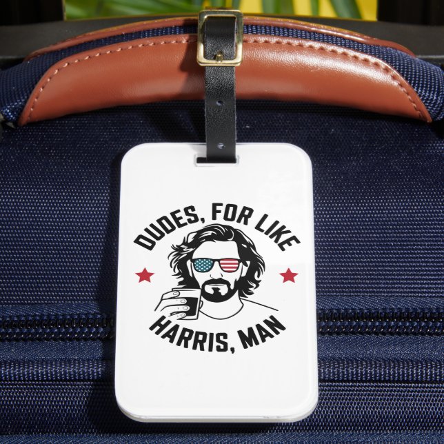 Dudes for like Harris Man White Dudes for Harris Bagagebricka (Framsida Insitu 2)